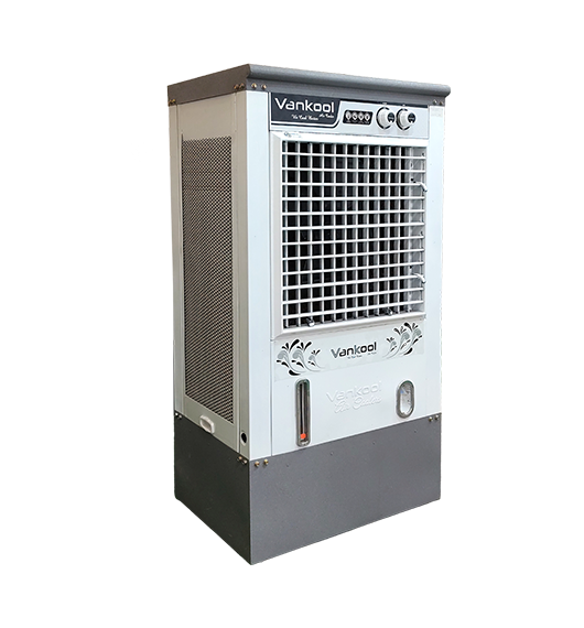 vankool metal desert cooler side view